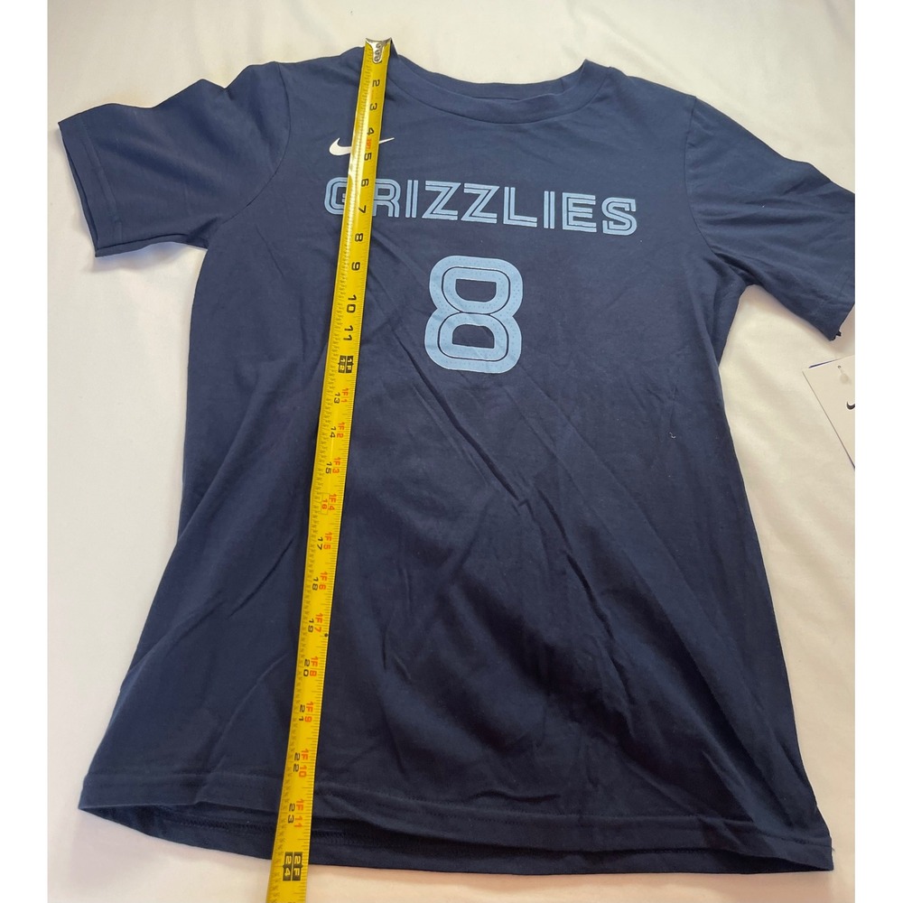 Nike Memphis Grizzlies Jaren Jackson Jr 8 NBA Youth T-Shirt Navy Blue M 10/12 - Picture 4 of 7